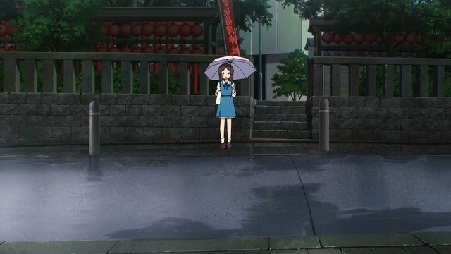 Red Torii and Fox Statues
